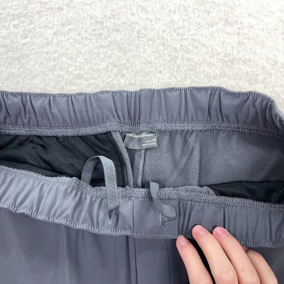 Eddie Bauer Women's Fleece Lined Gray Pants Size Medium - Picture 5 of 8